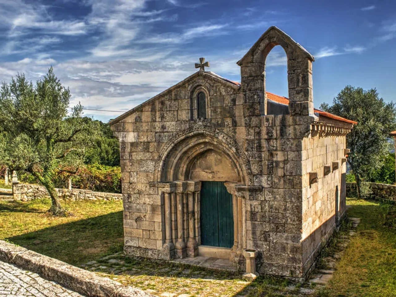 vista aerea da igreja de boelhe