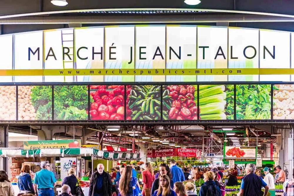 Comer en Montreal, Mercado Jean-Talon