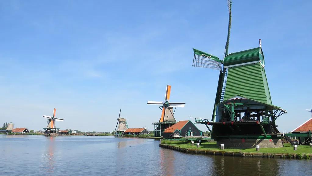 Zaanse Schans moinhos Holanda