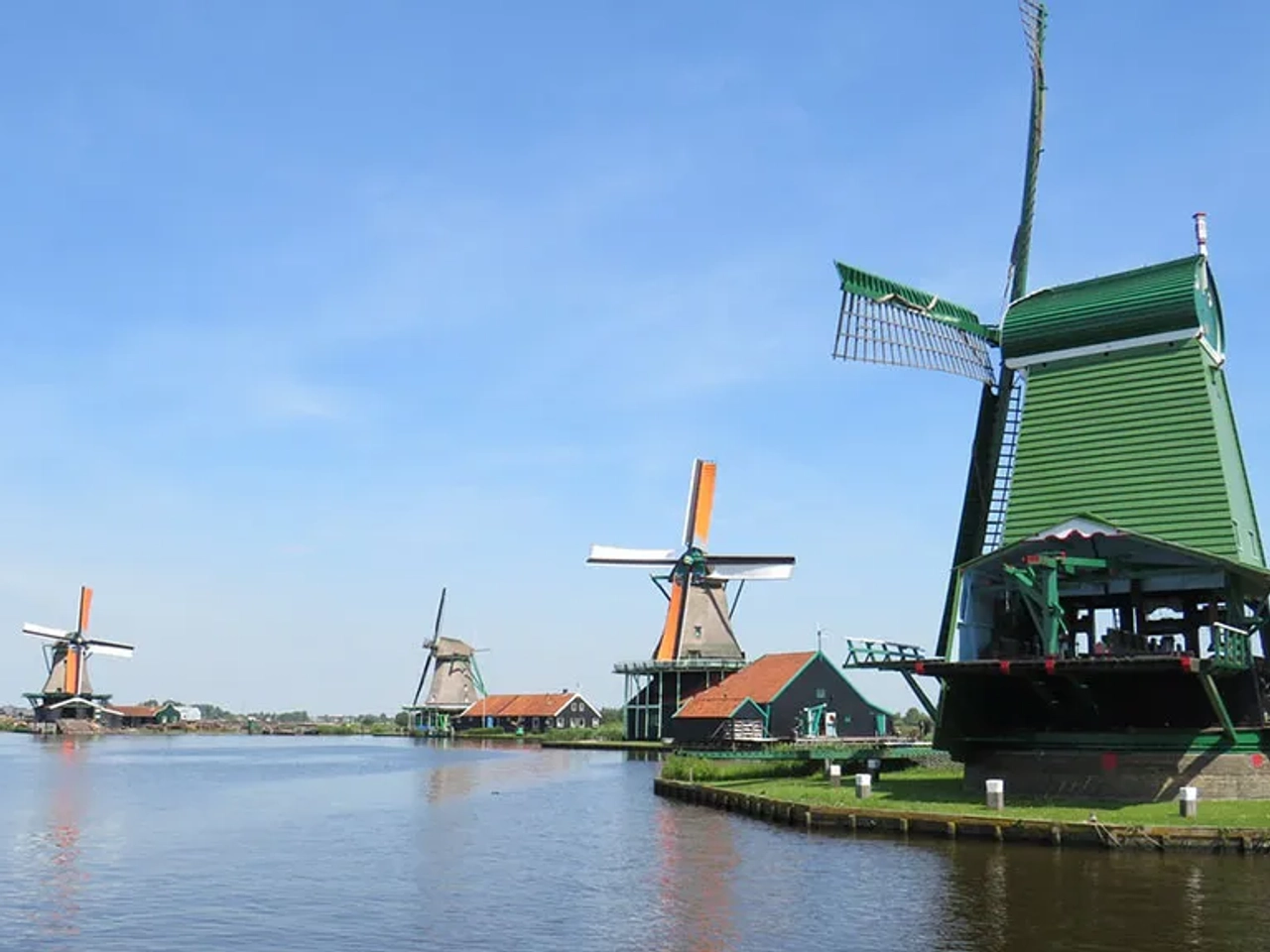 Zaanse Schans moinhos Holanda
