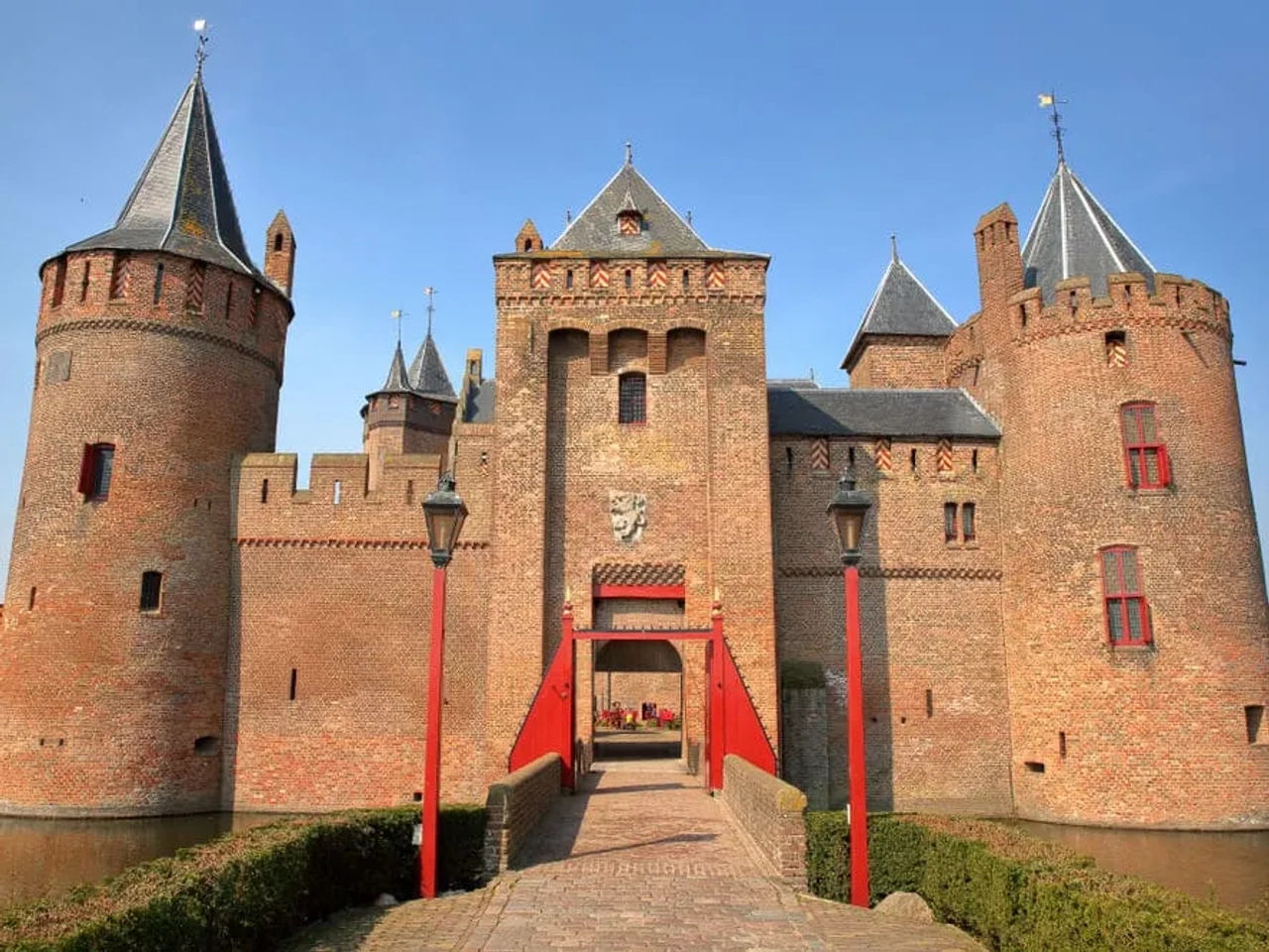 entrada principal do castelo de muiderslot