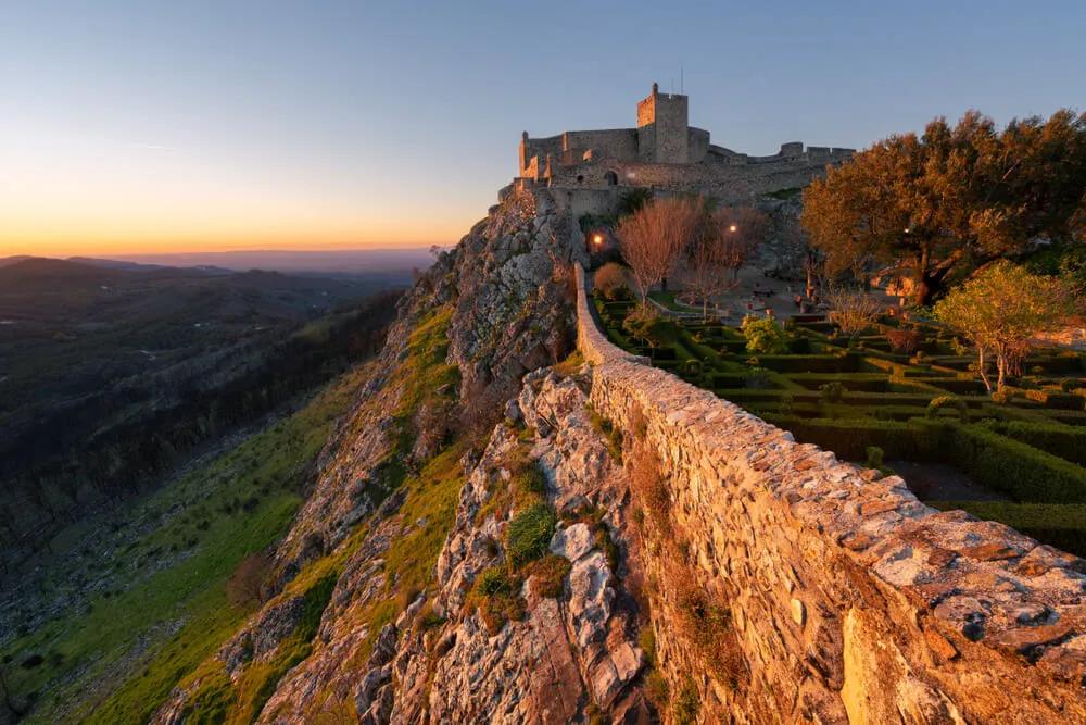 vista panoramica do castelo do marvao