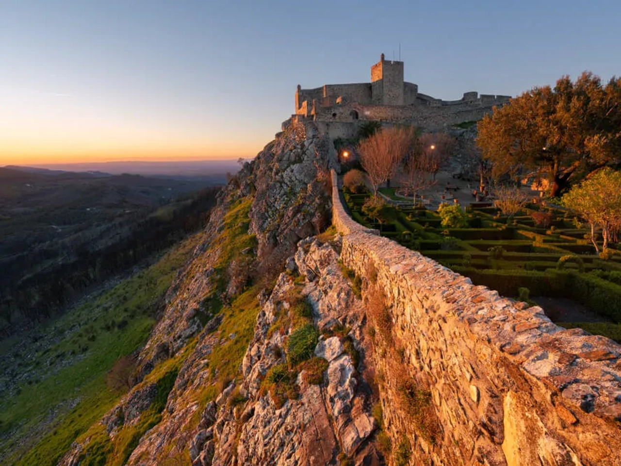 vista panoramica do castelo do marvao