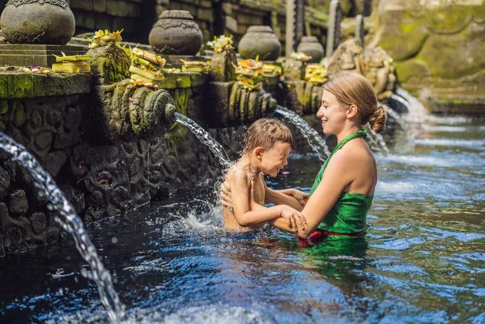 Viajar con niños a Bali