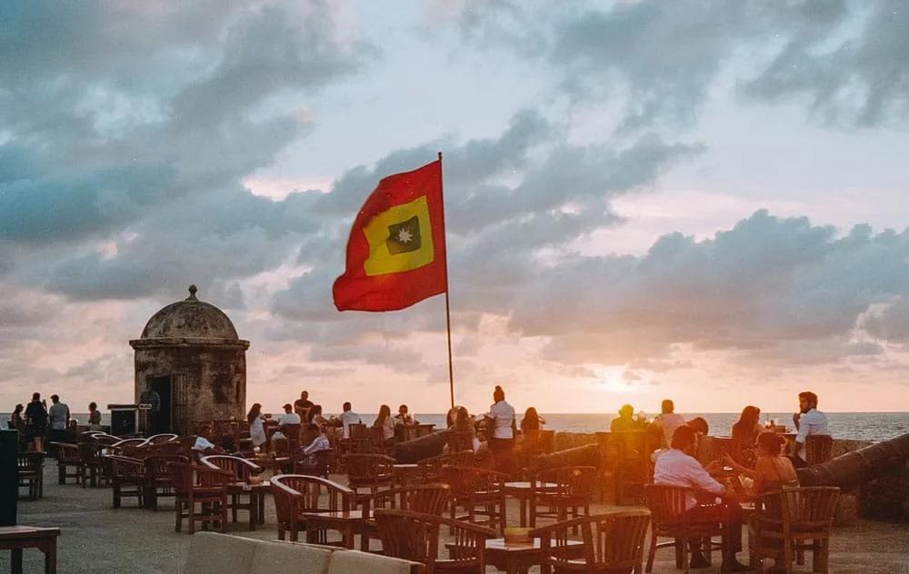 Muralla de Cartagena de Indias en Colombia