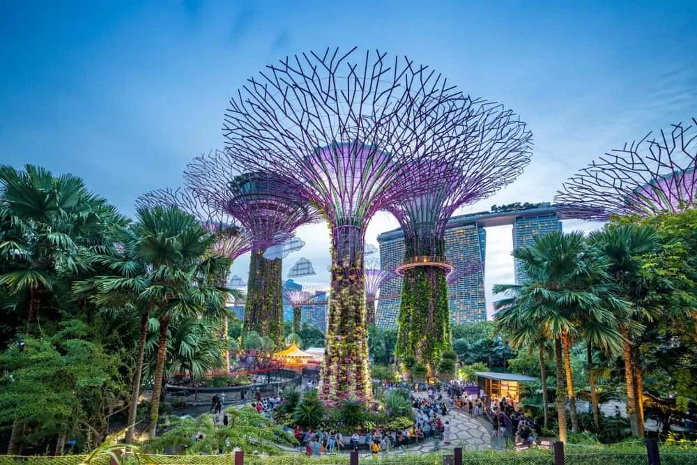 viajar con niños a Singapur