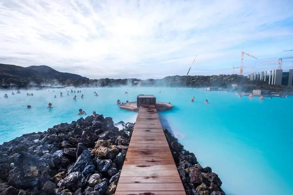 baño termal en Blue Lagoon
