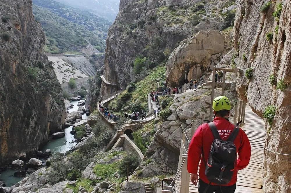 Caminito del Rey en verano, Andalucía