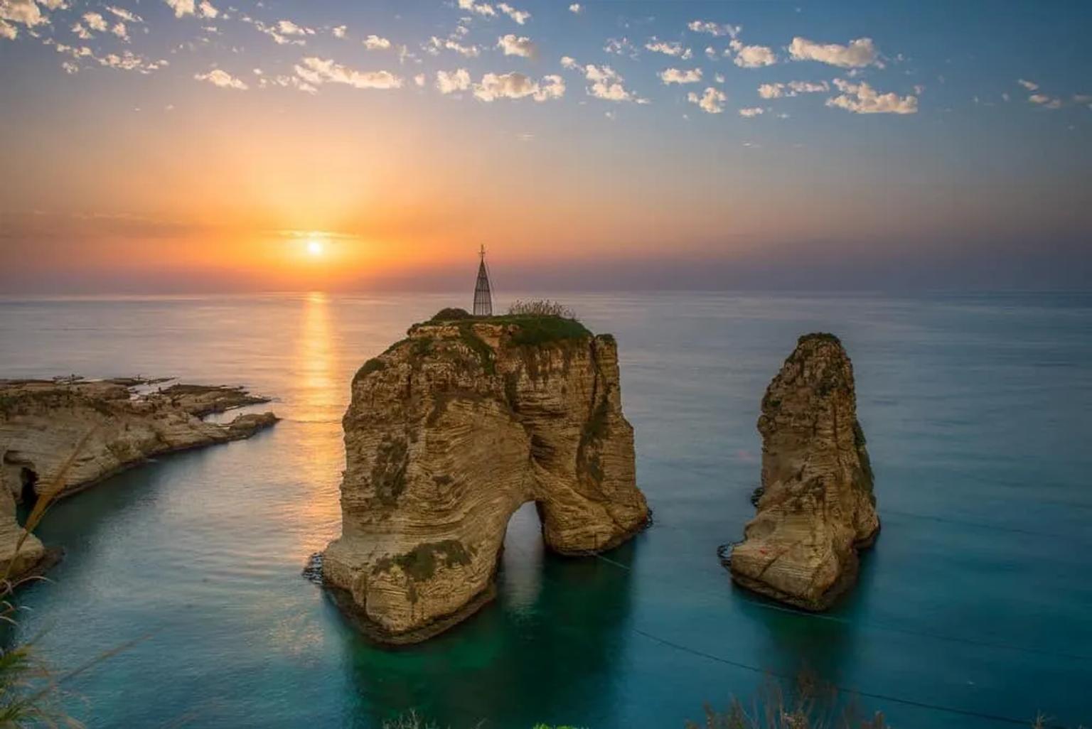 Pigeon Rocks en Beirut