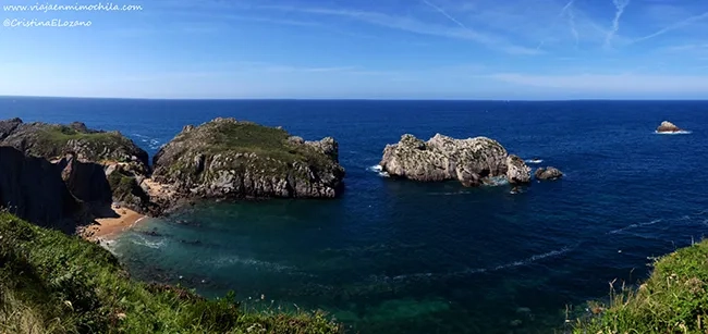 Playa Somocuevas Costa de Cantabria