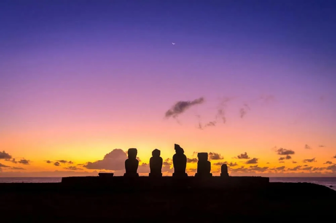 Atardecer en Tahai