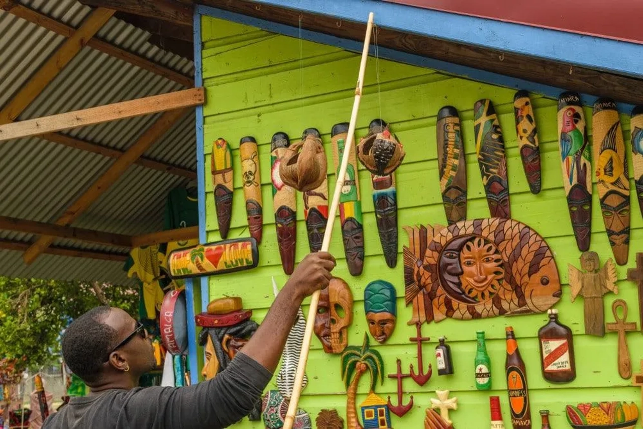 chicken jerk en Boston Beach, Jamaica