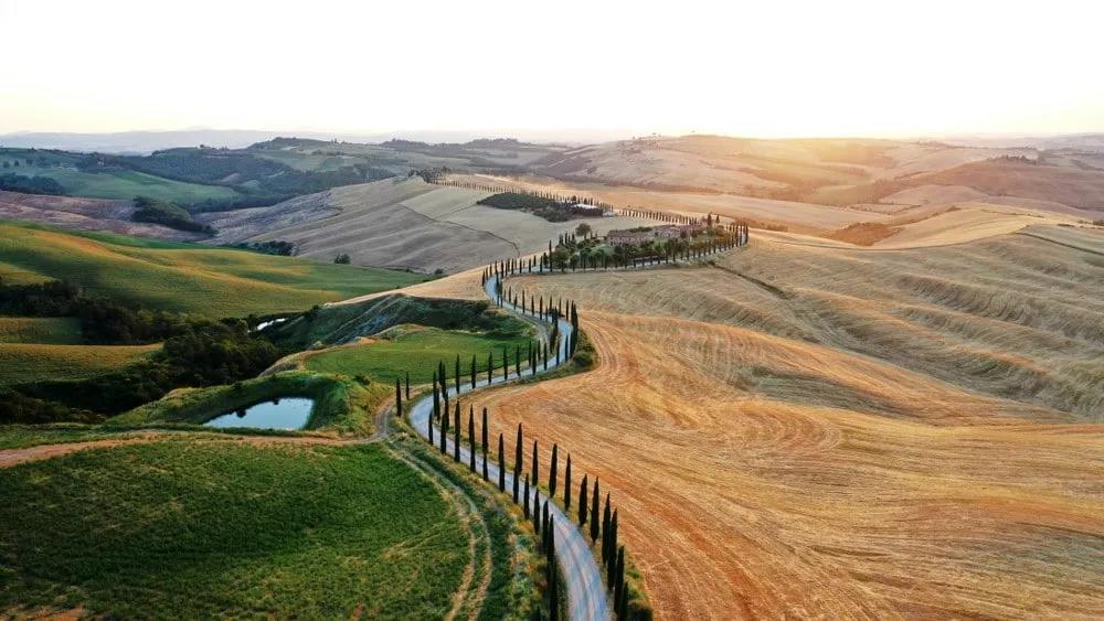 roadtrip de Buonconvento a Crete Senesi