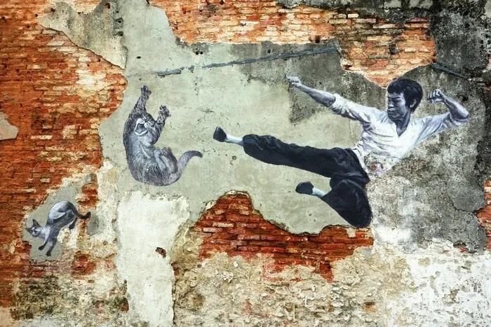 Street Art en Penang -Mapa arte callejero George Town