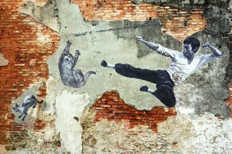 Mapa del Street Art en George Town, Penang