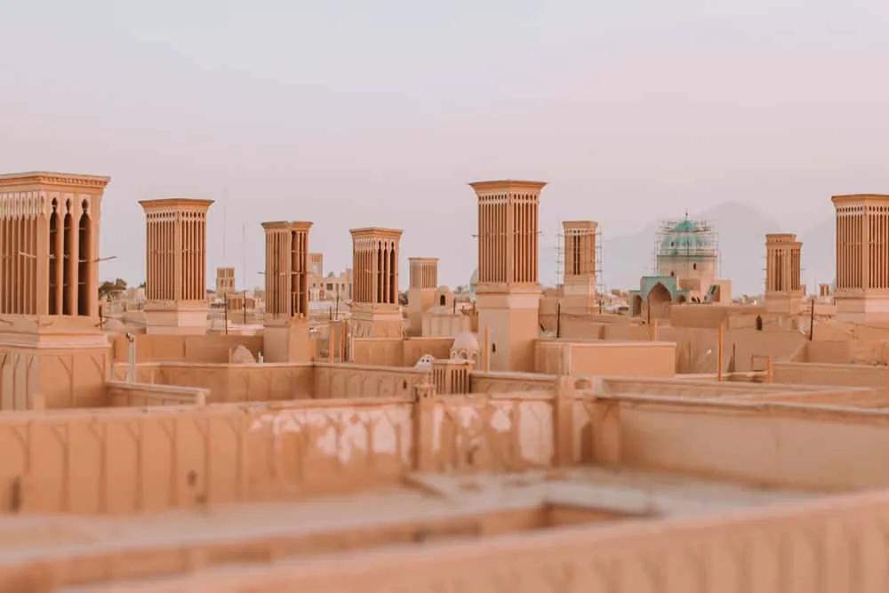 tejados de Yazd