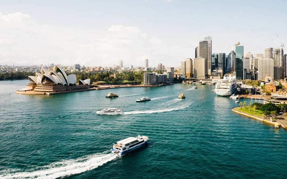 Empezar ruta de viaje por Australia en Sídney