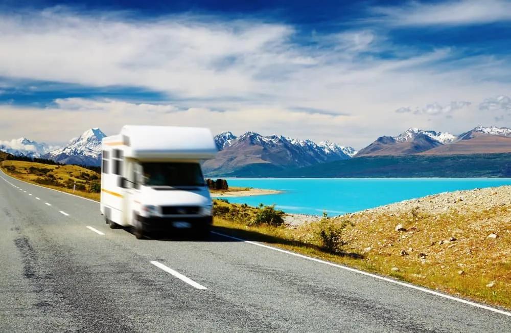 viajar en furgoneta en Nueva Zelanda