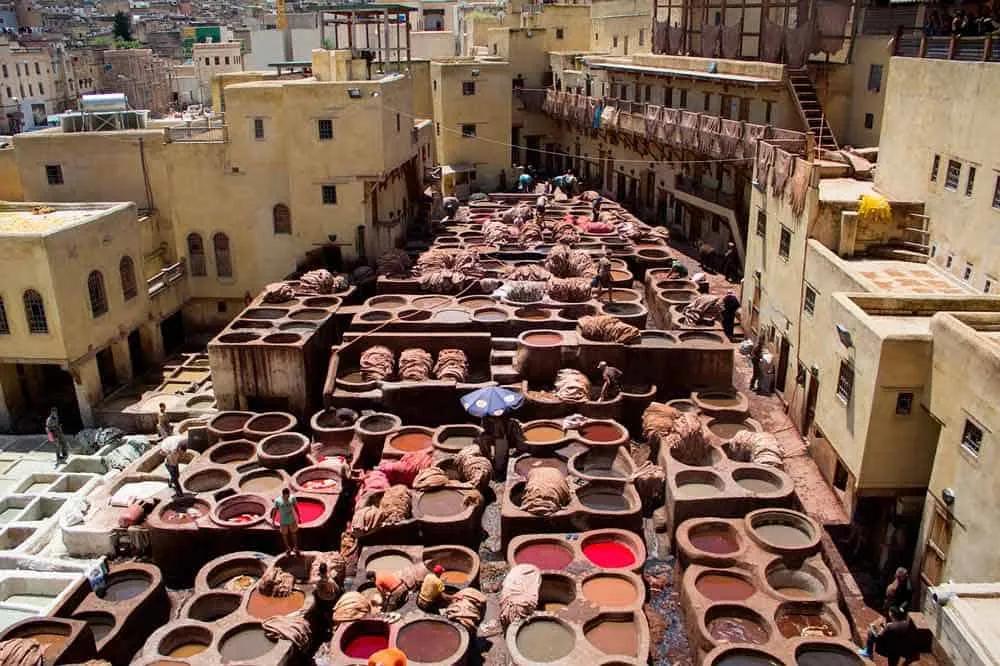 curtidurías de Fez
