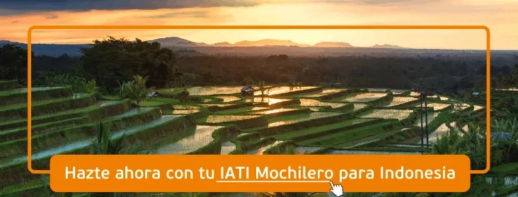 "Obtén tu seguro de viaje IATI para Indonesia hoy mismo."