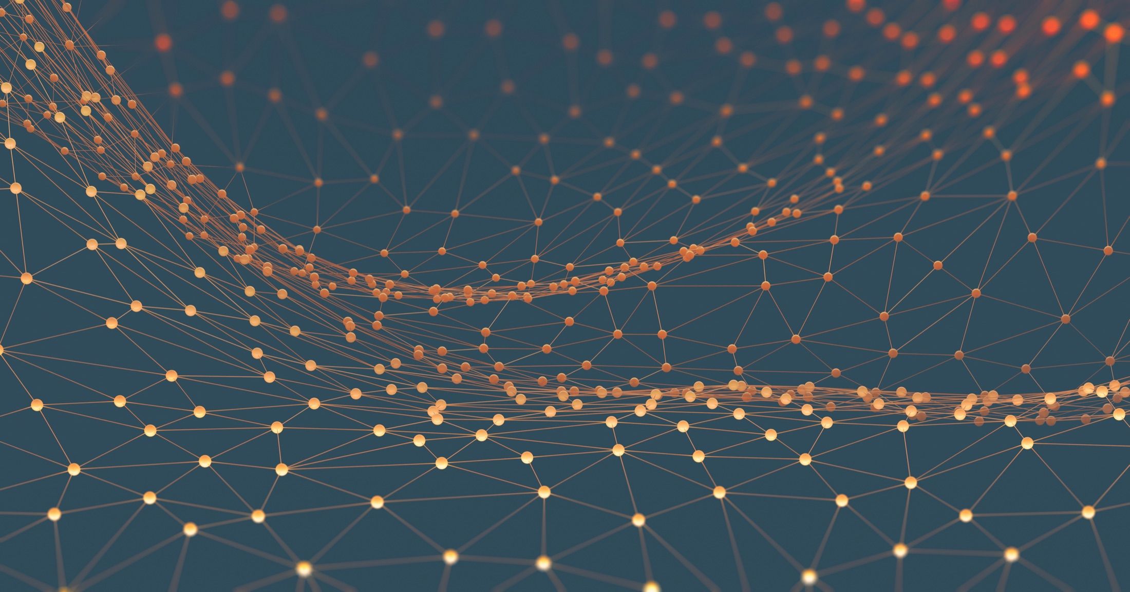 Abstract digital network and data connections