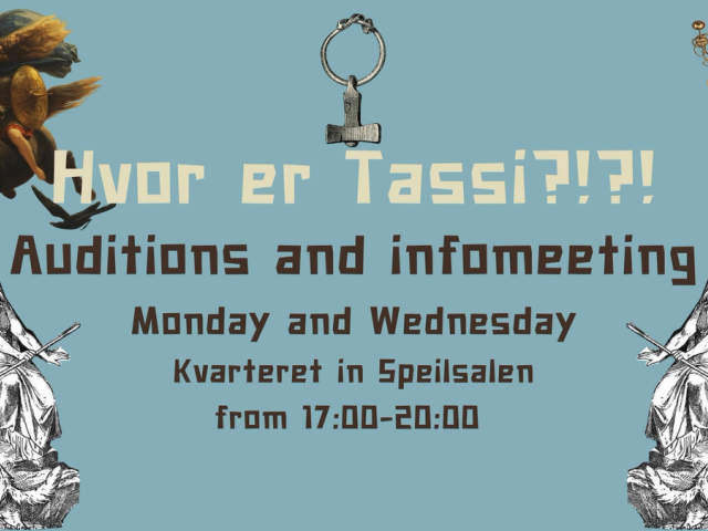 Auditions for "Hvor er Tassi!?!?"