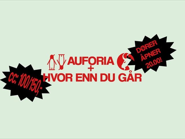Konsert med Auforia og Hvor enn du går!