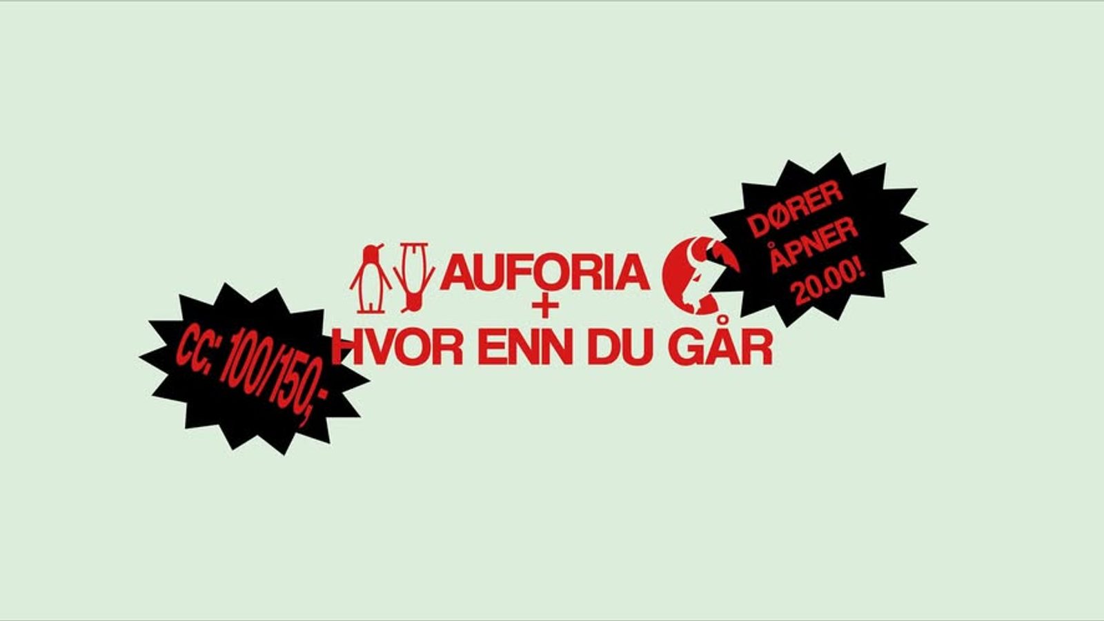 Konsert med Auforia og Hvor enn du går!