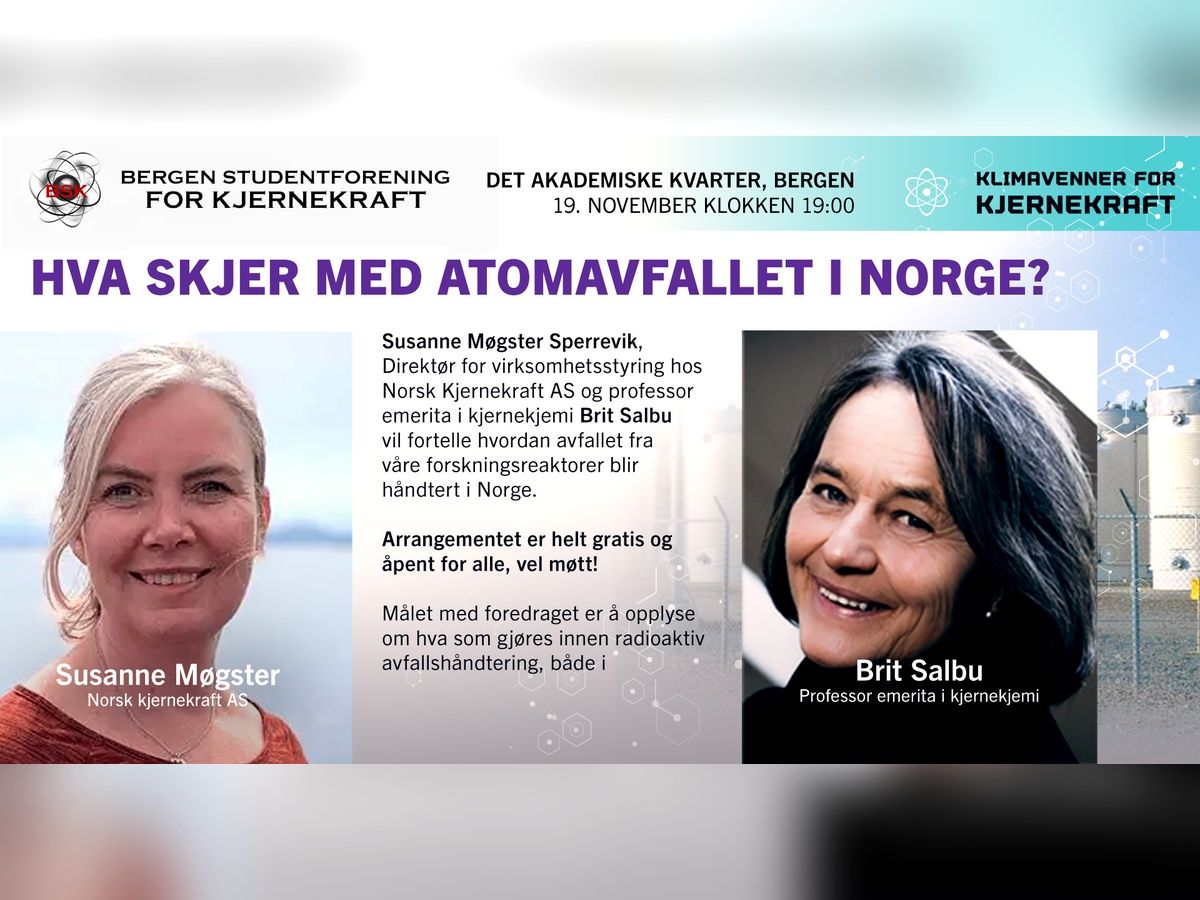 Hva skjer med atomavfallet i Norge?