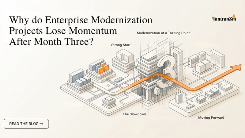 Why Do Enterprise Modernization Projects Lose Momentum After Month Three?