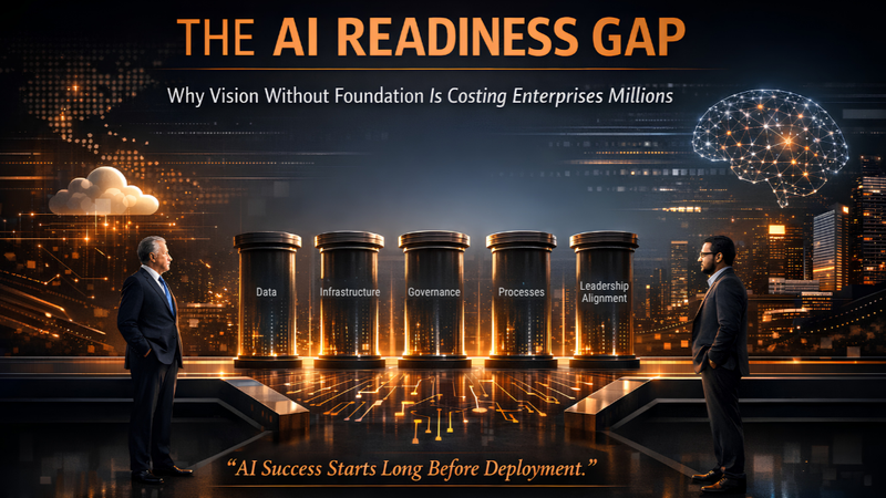 The AI Readiness Gap: Why Vision Without Foundation Is Costing Enterprises Millions