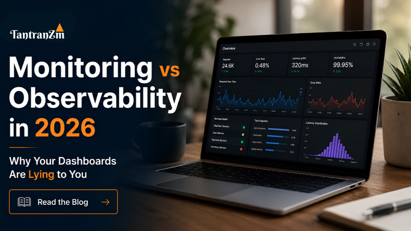 Monitoring vs Observability in 2026: Why Your Dashboards Are Lying to You