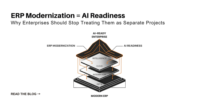 ERP Modernization = AI Readiness: Building the AI-Ready Enterprise
