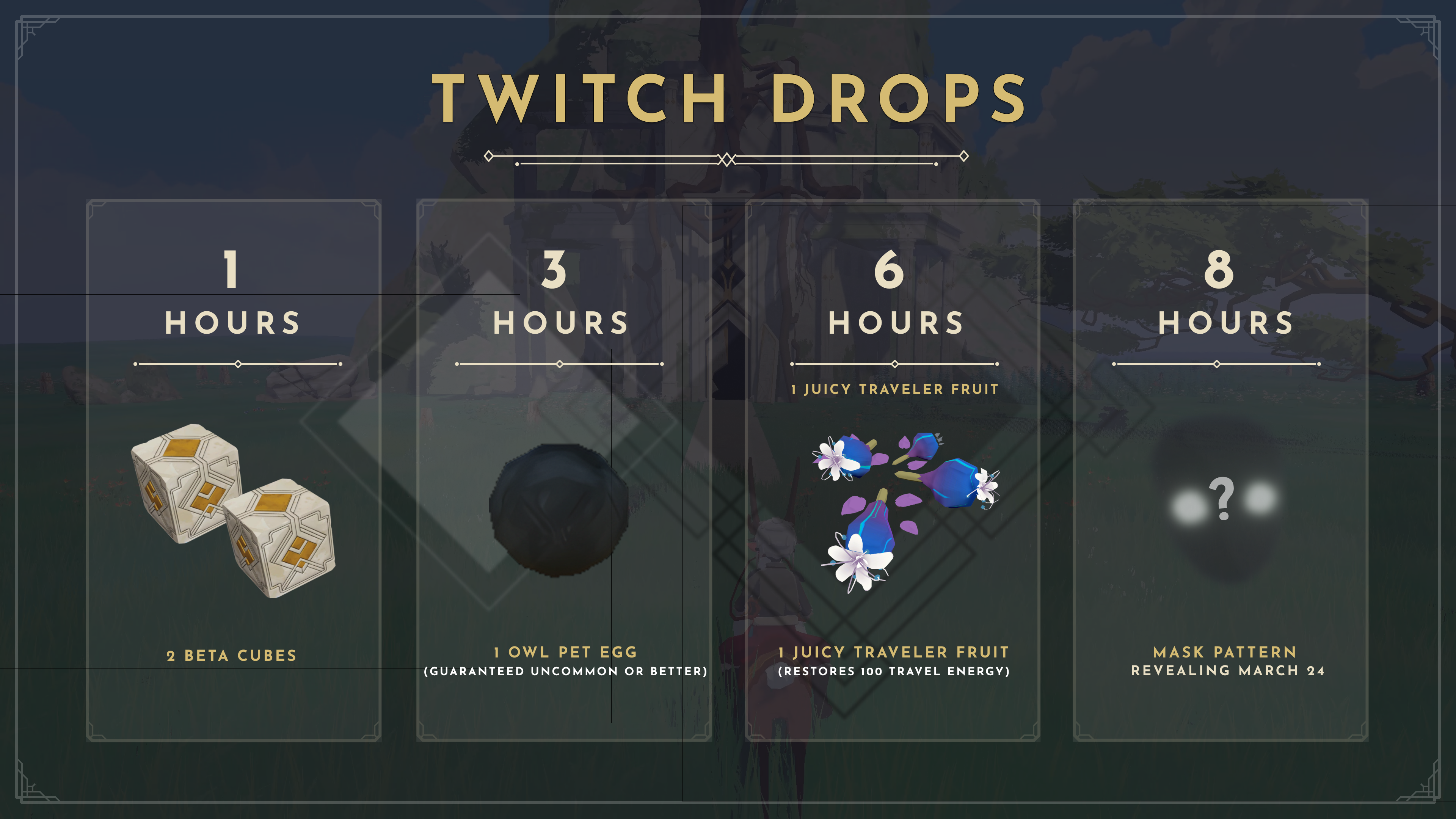 Twitch Drops - March 24th to April 6th!