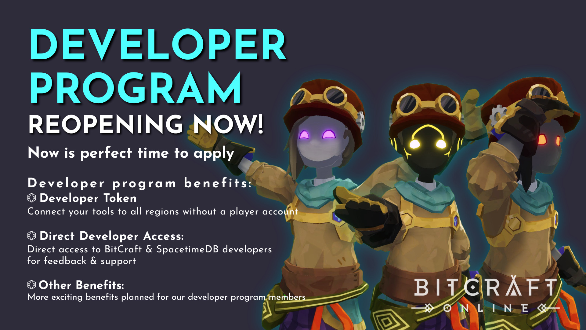 BitCraft Online Verified Developer Program