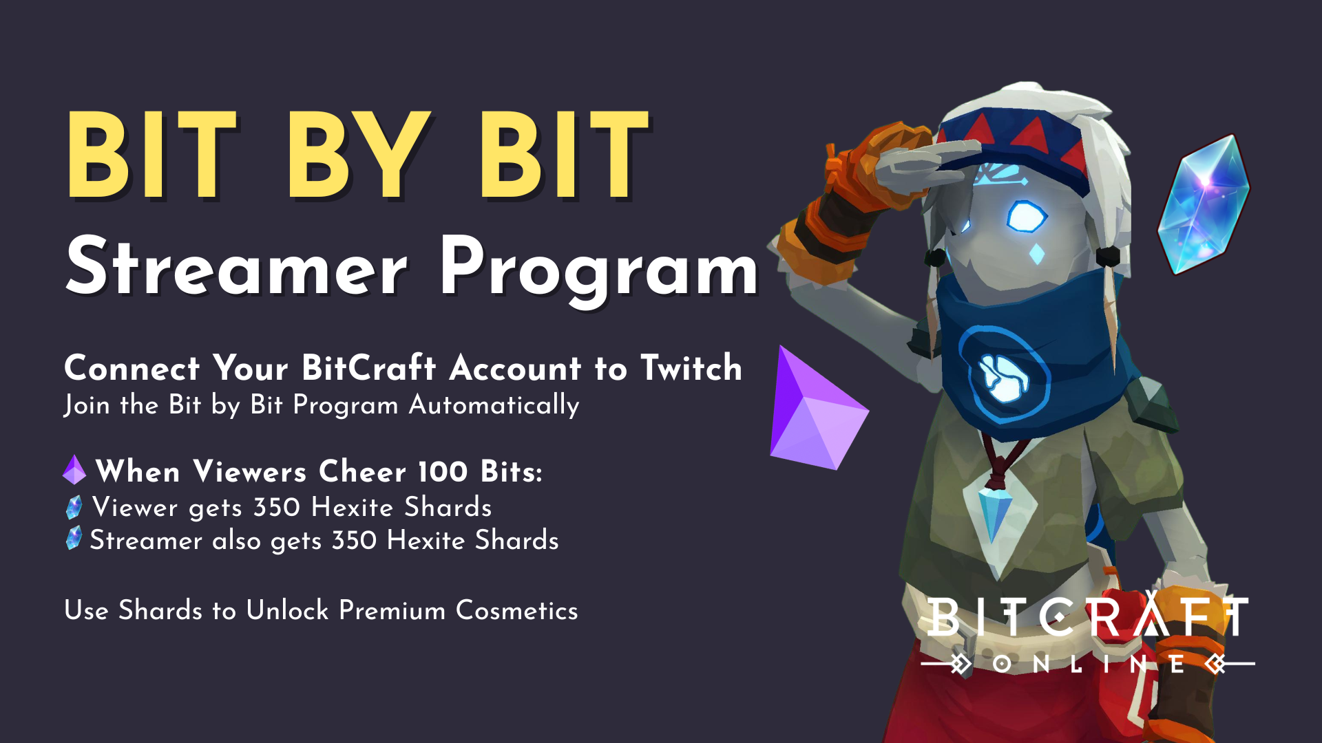 "Bit by Bit" Streamer Program