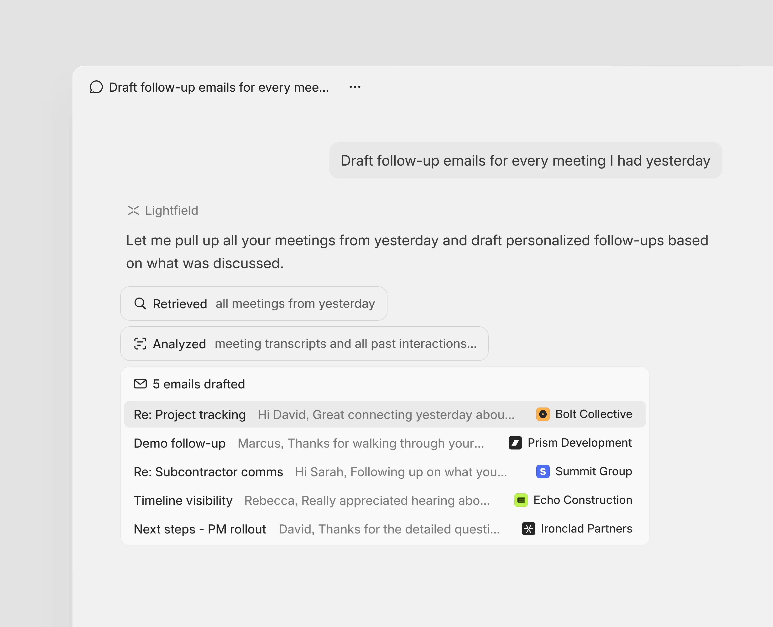 Agent tools that take action