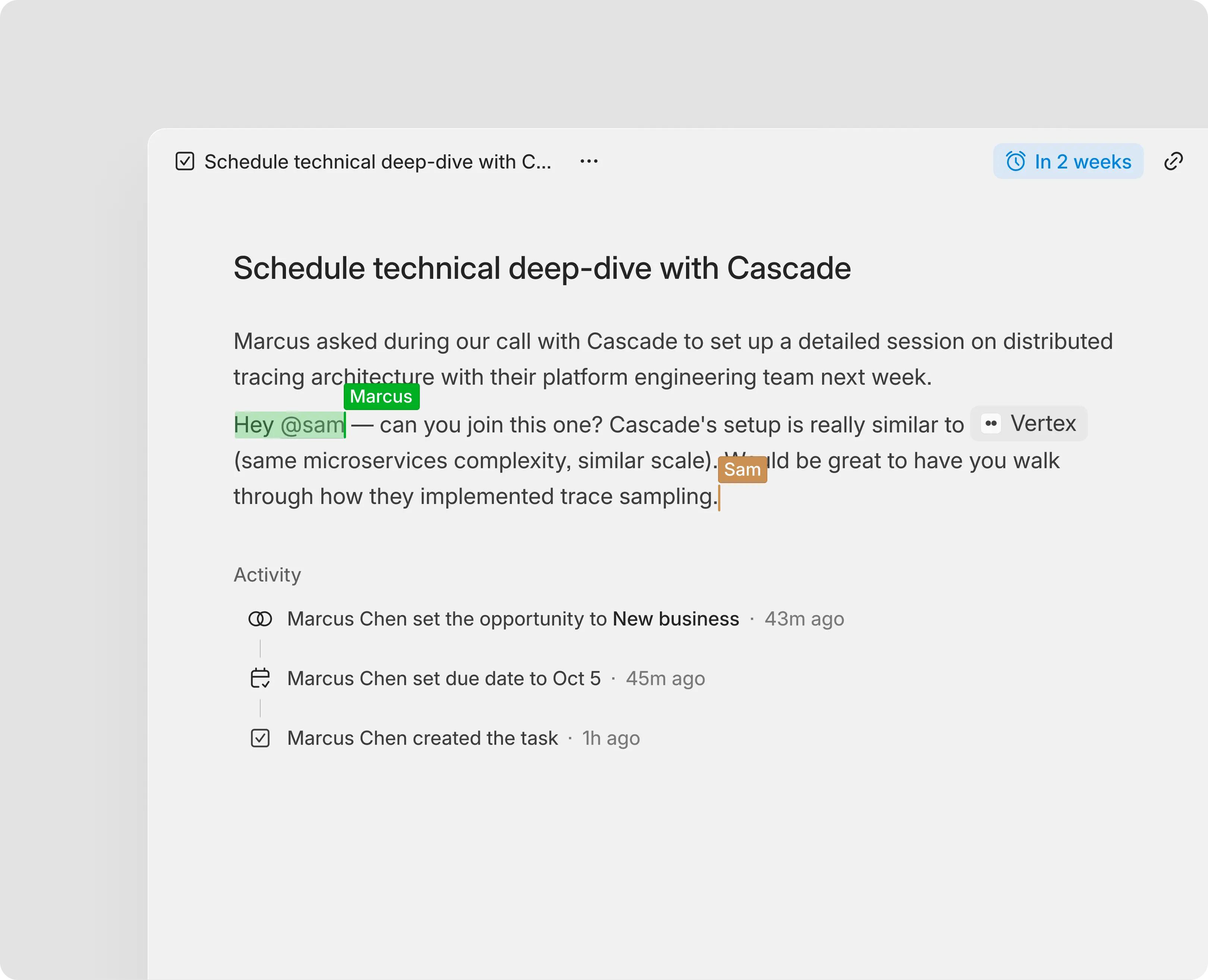 Collaborative workspace