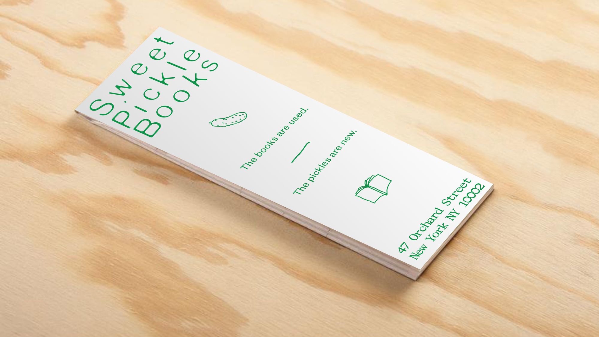 Sweet Pickle Bookmark