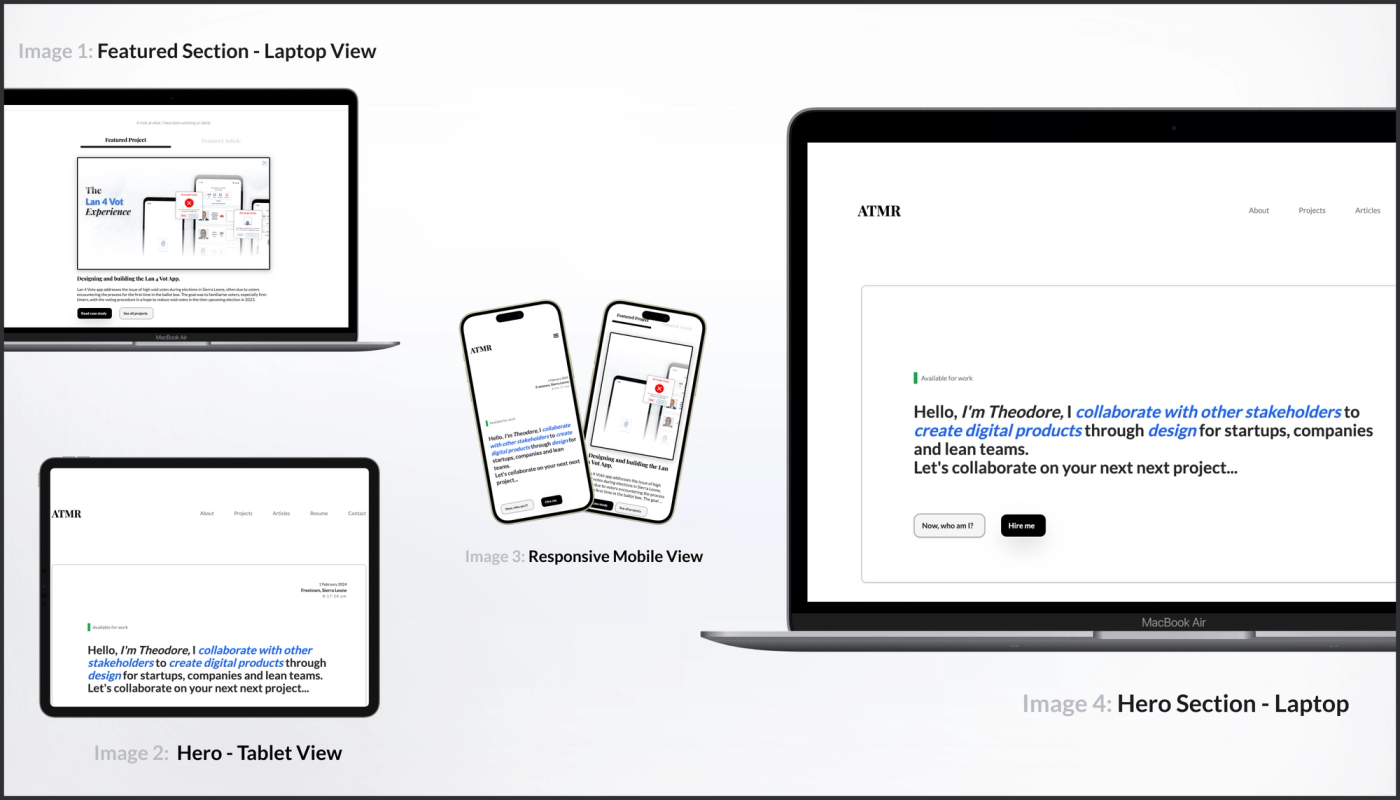 Images of Landing page