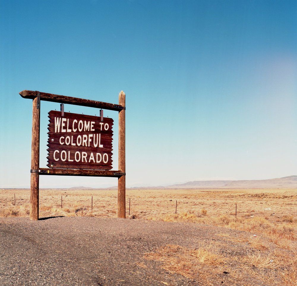 Colorado Community College Bid sign image