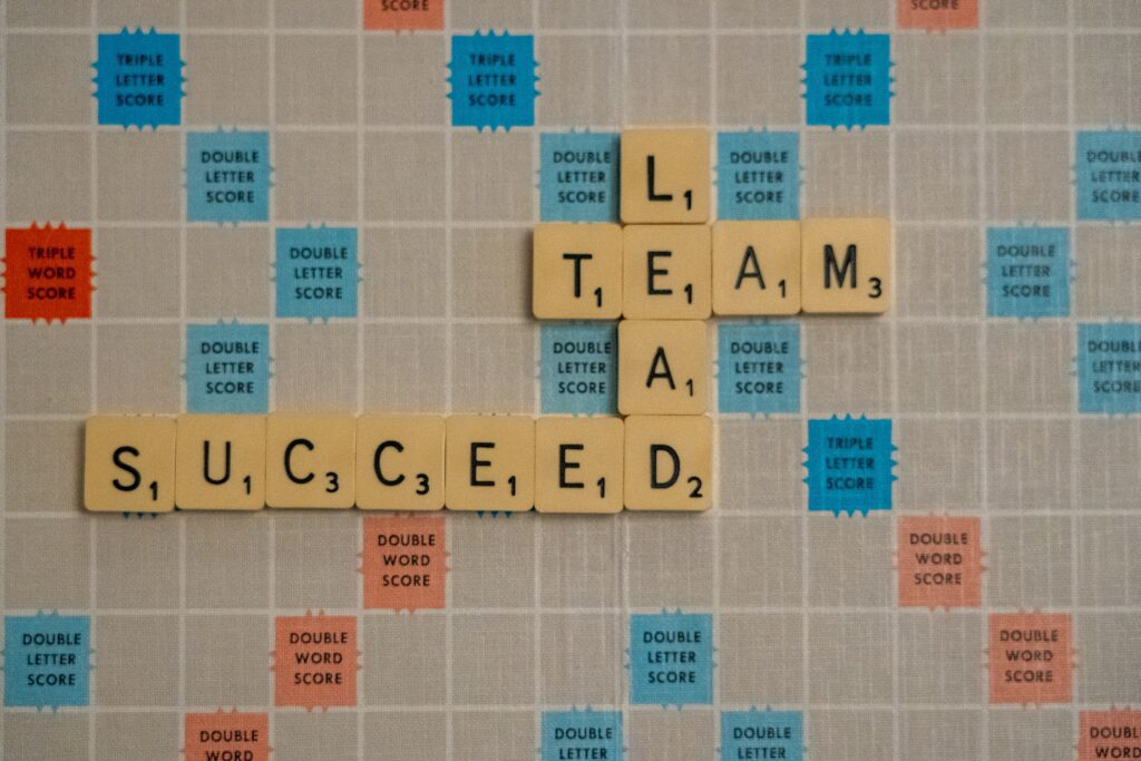 Lead written out on game board.