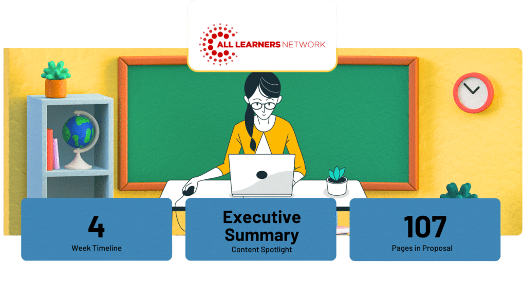 How All Learners Network Completed a 107-page Proposal Over the Holidays | The Bid Lab RFP Industry Case Study