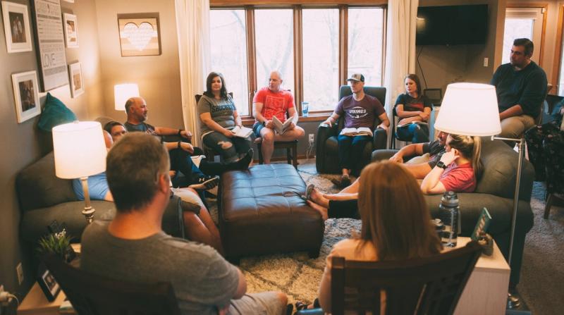 Small group studies are intimate settings where each person can deal with current issues, while connecting with other believers.