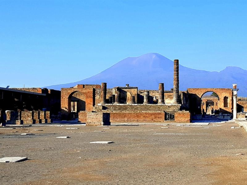 Pompeii, a first-century Roman city destroyed by a volcano in A.D