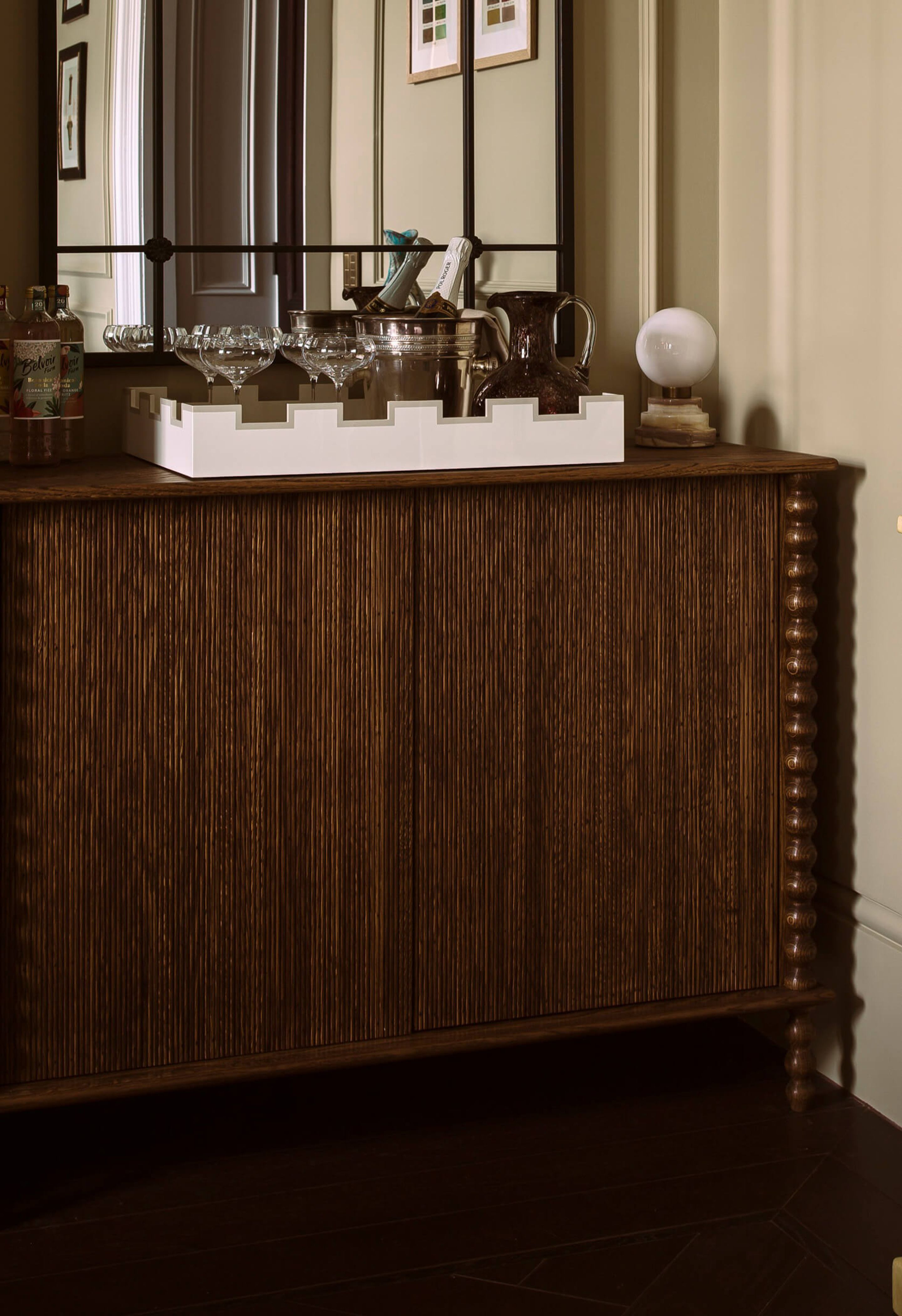 Drinks cabinet designed by Elicyon interior design studio
