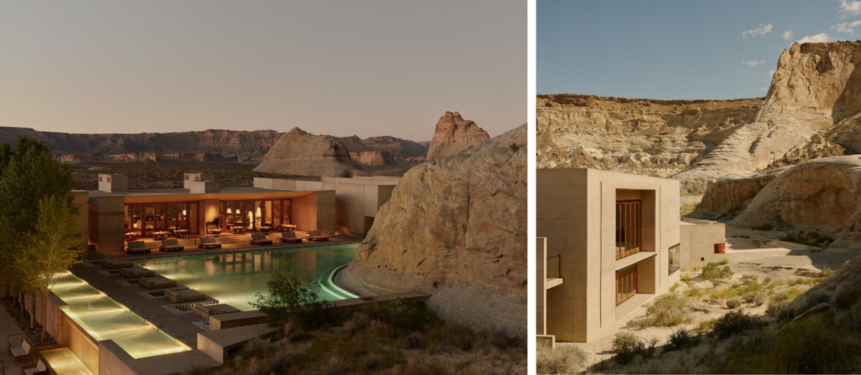 luxury hotel and resort Amangiri in Utah 