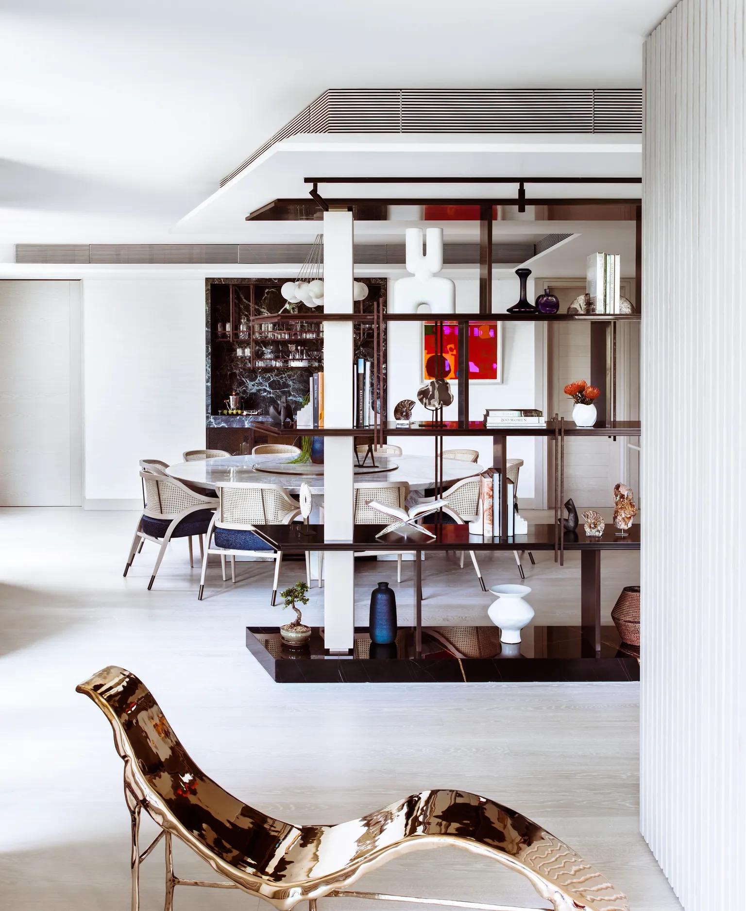 Recliner chair in a living room