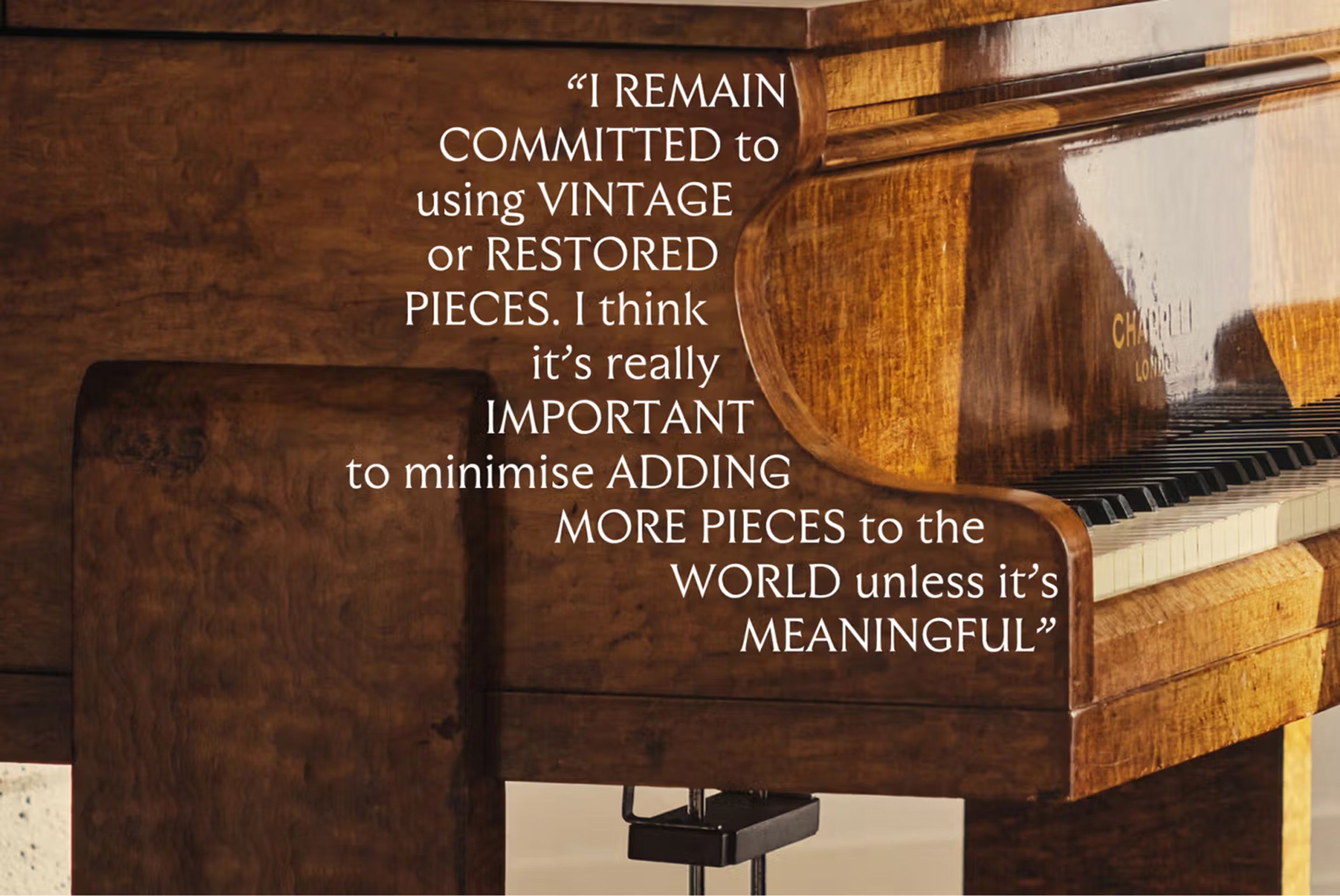 1936 MAPLE WOOD GRAND PIANO