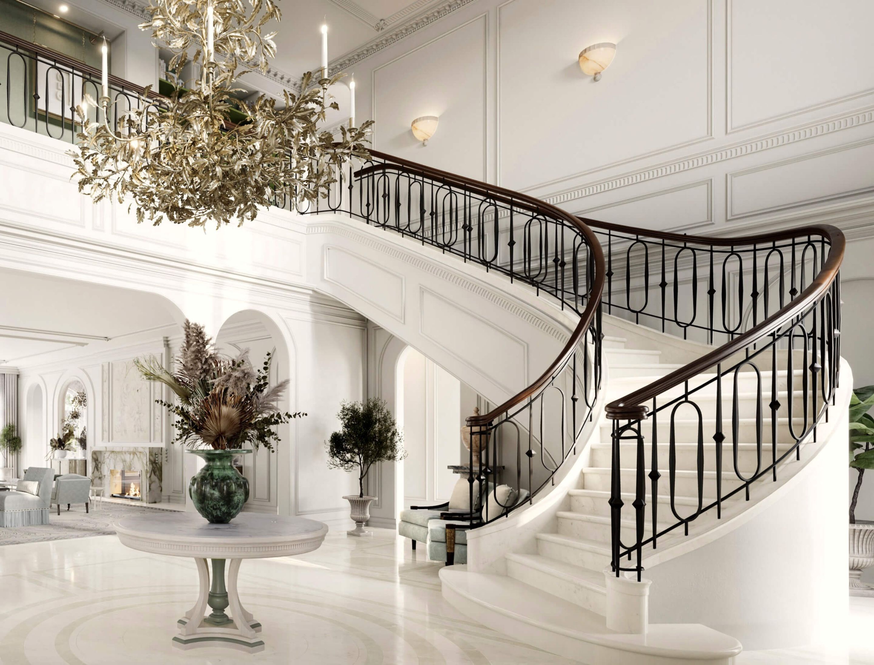 Staircase entrance